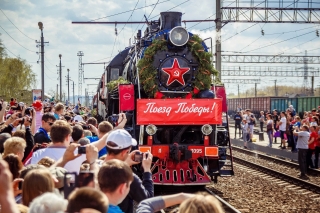 В город Курск прибывает «Поезд Победы»